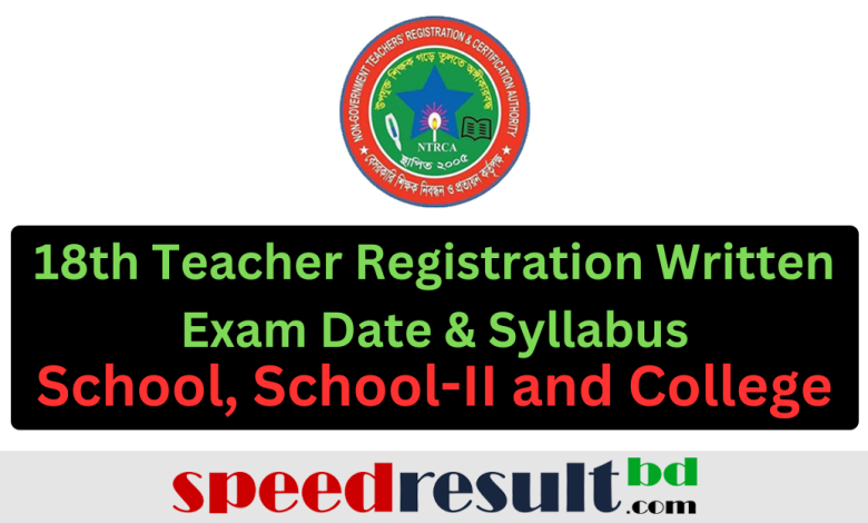 18th-Teacher-Registration-Written-Exam-Date-Syllabus.png